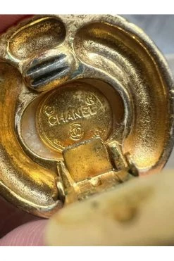 Chanel Vintage Vintage Sieraden Pre-ownedMetalchanel-jewelry Yellow -Goedkope Chanel Vintage winkel aff68001d409bc5c1e0bdace5476b198