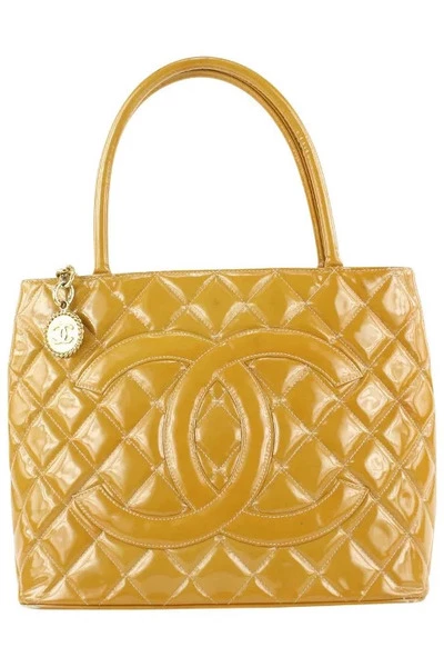 Chanel Vintage Vintage Tassen Pre-owned Leather Chanel-bags Orange 5 Chanel Vintage Vintage Tassen Pre-owned Leather Chanel-bags Orange - Afbeelding 5