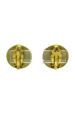 Chanel Vintage Vintage Sieraden Pre-owned Metal Earrings Yellow -Goedkope Chanel Vintage winkel b0742e78e89777bfd0a48f859e24f753