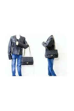 Chanel Vintage Vintage Tassen Pre-owned Leather Flap Bag Black -Goedkope Chanel Vintage winkel b07edd344a62a7e360d2752f583ebbb3