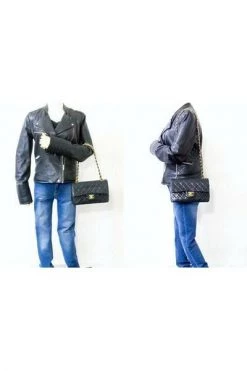 Chanel Vintage Vintage Tassen Pre-owned Leather Shoulder Bag Black