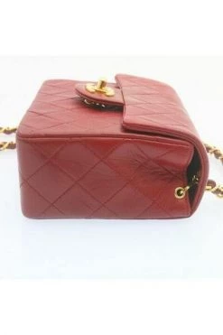 Chanel Vintage Vintage Tassen Pre-owned Leather Flap Bag Red -Goedkope Chanel Vintage winkel b2d11c34412098297fd7143ebe2fa8e1