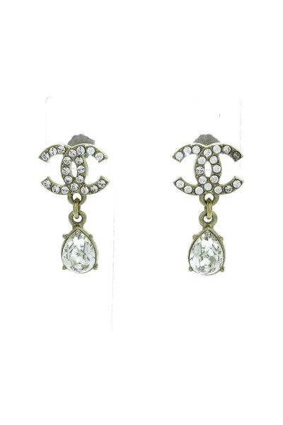 Chanel Vintage Vintage Sieraden Pre-owned Metal Earrings Gray 4 Chanel Vintage Vintage Sieraden Pre-owned Metal Earrings Gray - Afbeelding 4