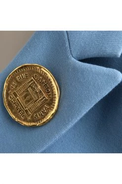 Chanel Vintage Vintage Accessoires Pre-Owned 3301 Rue Cambon Paris Broch Yellow -Goedkope Chanel Vintage winkel b324d1142304369b669ec20545e96b57