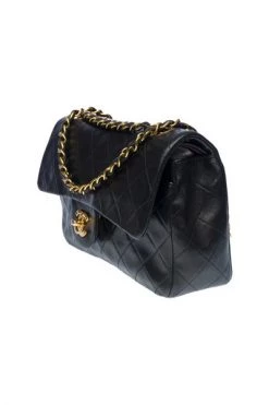 Chanel Vintage Vintage Tassen Pre-owned Leather Chanel-bags Black -Goedkope Chanel Vintage winkel b3a67be7051a61cf6e63fd035916cbc1