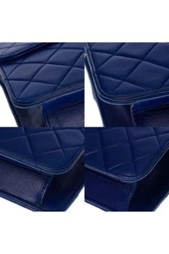 Chanel Vintage Vintage Tassen Pre-owned Leather Chanel-bags Blue -Goedkope Chanel Vintage winkel b3b7ee0faaf0df7ee6daa7497acc604c