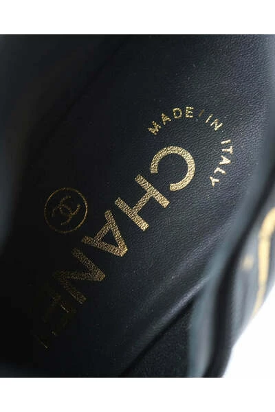 Chanel Vintage Vintage Schoenen Pre-owned Boots Black 3 Chanel Vintage Vintage Schoenen Pre-owned Boots Black - Afbeelding 3