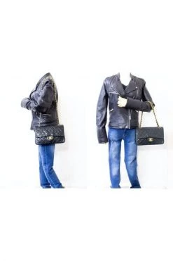 Chanel Vintage Vintage Tassen Pre-owned Medium Double Flap Bag Black -Goedkope Chanel Vintage winkel b462383c2094293ee66bc435bf1d44fb