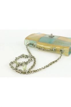 Chanel Vintage Vintage Tassen Pre-owned Shoulder Bags Green -Goedkope Chanel Vintage winkel b4efaf955bdbf562a872ec6fac0c5ea8