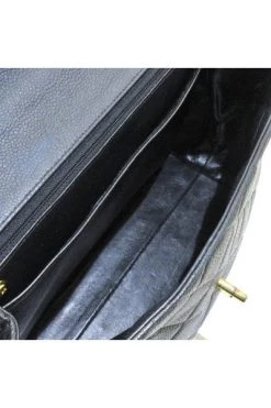 Chanel Vintage Vintage Tassen Pre-owned Leather Handbags Black