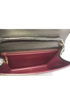 Chanel Vintage Vintage Tassen Pre-owned Sac à Rabat Black -Goedkope Chanel Vintage winkel b53c2d1b423a091f59000ee8bece2a1c