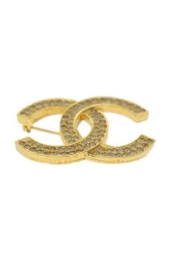Chanel Vintage Vintage Sieraden Pre-owned Metal Brooches Yellow -Goedkope Chanel Vintage winkel b5a5e0e72dbbe0f77adedff33c5b5da7