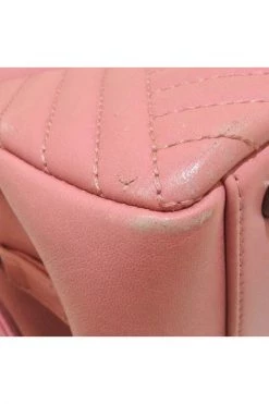 Chanel Vintage Vintage Tassen Pre-owned Leather Chanel-bags Pink