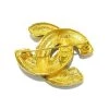 Chanel Vintage Vintage Sieraden Pre-owned Metal Brooches Yellow