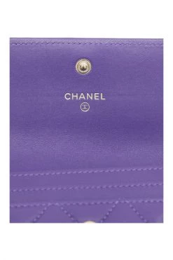 Chanel Vintage Vintage Accessoires Wallets ; Cardholders Purple -Goedkope Chanel Vintage winkel b7cd0836db0db2105809dacc414175fc
