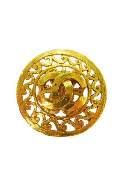 Chanel Vintage Vintage Sieraden Pre-owned Yellow Gold Chanel-jewelry Yellow 1 Chanel Vintage Vintage Sieraden Pre-owned Yellow Gold Chanel-jewelry Yellow