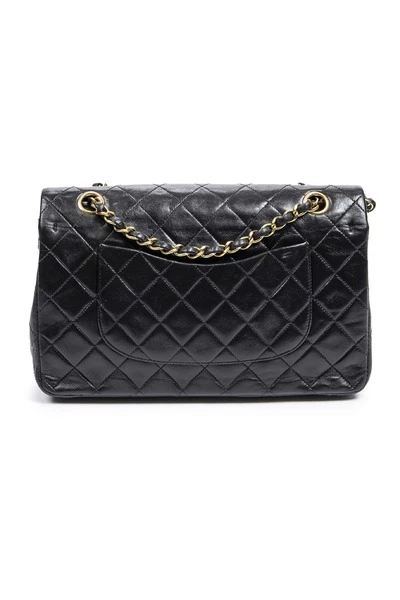 Chanel Vintage Vintage Tassen Pre-owned Medium Double Flap Bag Black 5 Chanel Vintage Vintage Tassen Pre-owned Medium Double Flap Bag Black - Afbeelding 5