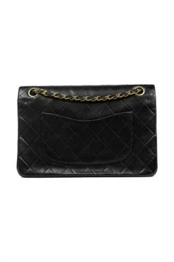 Chanel Vintage Vintage Tassen Pre-owned Medium Double Flap Bag Black -Goedkope Chanel Vintage winkel b824007a4c23249c163645ac6a94b310