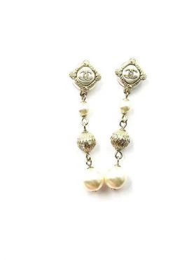 Chanel Vintage Vintage Sieraden Pre-owned Metal Chanel-jewelry Yellow -Goedkope Chanel Vintage winkel b872a0268f3bf8776dd43a30bdcaea0b