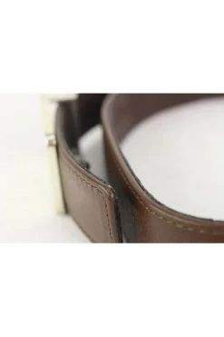 Chanel Vintage Vintage Accessoires Pre-owned Leather Belts Brown