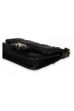 Chanel Vintage Vintage Tassen Chanel Black Quilted Lambskin Elegant Chain Belt Bag 50306 Black -Goedkope Chanel Vintage winkel b87c242fee9555dc67460774e188608a