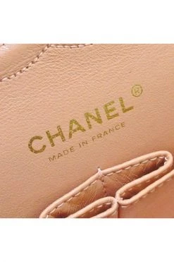 Chanel Vintage Vintage Tassen Shoulder Bags Beige