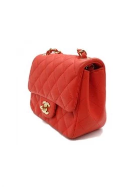 Chanel Vintage Vintage Tassen Pre-owned Leather Crossbody-bags Red -Goedkope Chanel Vintage winkel b999e210e6290cd4c884d493875e6bc4