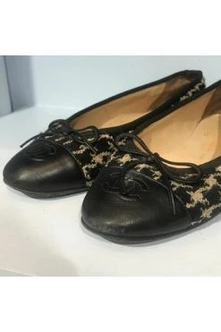 Chanel Vintage Vintage Schoenen Pre-owned Ballerines Beige -Goedkope Chanel Vintage winkel b9b027b6f47f7557d710ea94419b2c99