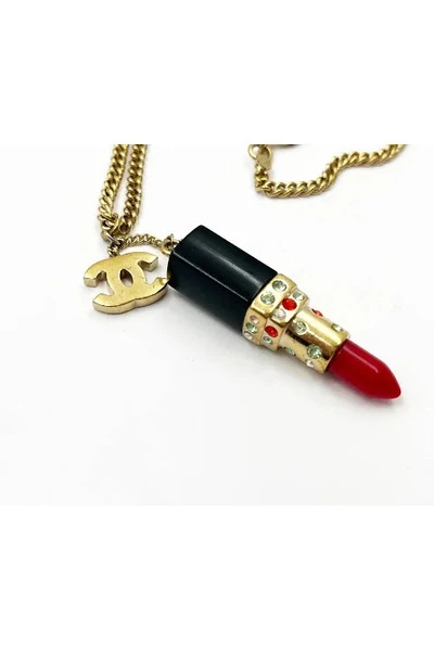 Chanel Vintage Vintage Sieraden Pre-owned Metal Chanel-jewelry Yellow 2 Chanel Vintage Vintage Sieraden Pre-owned Metal Chanel-jewelry Yellow - Afbeelding 2