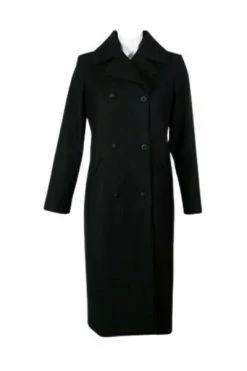 Chanel Vintage Vintage Jassen Pre-owned Wool Outerwear Black -Goedkope Chanel Vintage winkel ba5105b839ec90493d025845a7adf21b