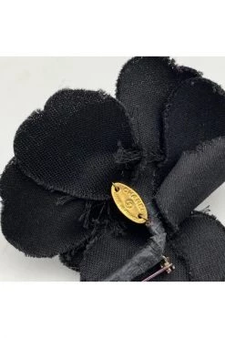 Chanel Vintage Vintage Sieraden Pre-owned Silk Brooches Black -Goedkope Chanel Vintage winkel bcb00fc20dcbdef0b100ce5ad04aa65d