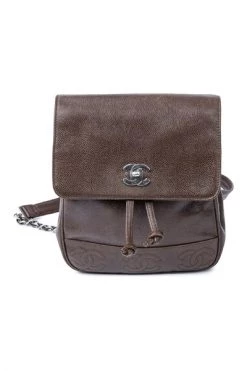 Chanel Vintage Vintage Tassen Pre-owned Backpacks Brown -Goedkope Chanel Vintage winkel bcbad0b94113524d3f243c059c656881