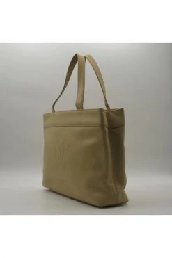 Chanel Vintage Vintage Tassen Pre-owned Leather Totes Beige -Goedkope Chanel Vintage winkel bcf3d4b25d6a4742de39068f0f366633