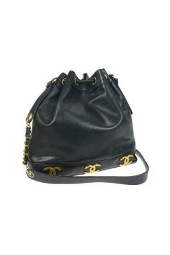 Chanel Vintage Vintage Tassen Pre-owned Leather Chanel-bags Black -Goedkope Chanel Vintage winkel bd3cc0cd5f8472130454d503ed3ab498