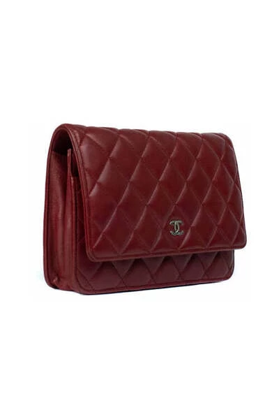 Chanel Vintage Vintage Tassen Pre-owned Woc Bag Red 5 Chanel Vintage Vintage Tassen Pre-owned Woc Bag Red - Afbeelding 5