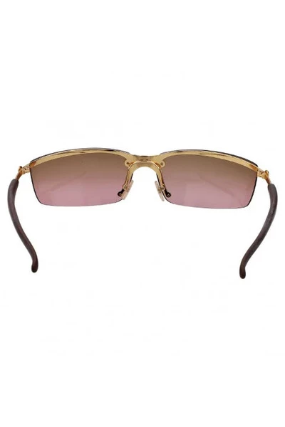 Chanel Vintage Vintage Accessoires Pre-owned Fabric Sunglasses Yellow 3 Chanel Vintage Vintage Accessoires Pre-owned Fabric Sunglasses Yellow - Afbeelding 3