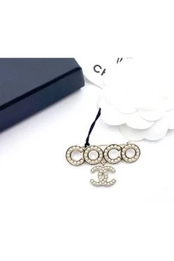 Chanel Vintage Vintage Sieraden Pre-owned Metal Chanel-jewelry Yellow -Goedkope Chanel Vintage winkel bea917cb3505fd5b8943ef98c8e64de5