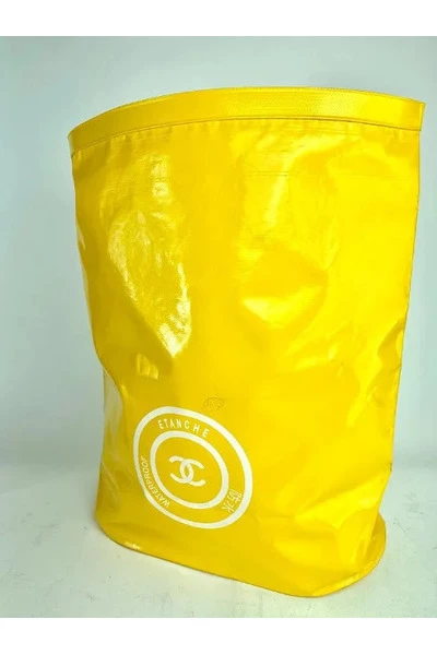 Chanel Vintage Vintage Tassen Pre-owned Leather Chanel-bags Yellow 6 Chanel Vintage Vintage Tassen Pre-owned Leather Chanel-bags Yellow - Afbeelding 6