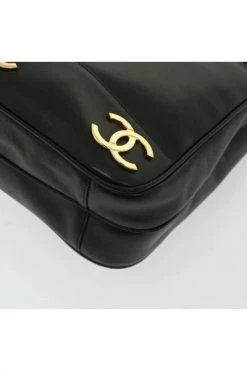 Chanel Vintage Vintage Tassen Pre-owned Leather Chanel-bags Black -Goedkope Chanel Vintage winkel bf144dc99857d4ceb86eec2c131a7db0