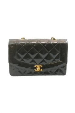 Chanel Vintage Vintage Tassen Pre-owned Flap Bag Black