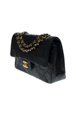 Chanel Vintage Vintage Tassen Pre-owned Leather Chanel-bags Black -Goedkope Chanel Vintage winkel bfd03849a98c19069f57513c45421318