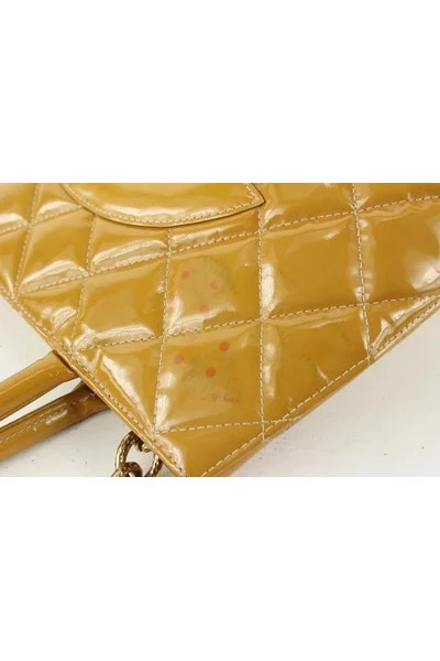 Chanel Vintage Vintage Tassen Pre-owned Leather Chanel-bags Orange 4 Chanel Vintage Vintage Tassen Pre-owned Leather Chanel-bags Orange - Afbeelding 4