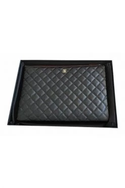 Chanel Vintage Vintage Tassen Clutches Black -Goedkope Chanel Vintage winkel c03de7a1a64dd3c02155e883f331140d