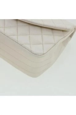 Chanel Vintage Vintage Tassen Pre-owned Leather Chanel-bags White -Goedkope Chanel Vintage winkel c06bb4d8f4ffd459cb47a2a9a36c1bee