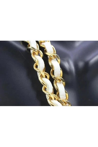 Chanel Vintage Vintage Sieraden Pre-owned Metal Chanel-jewelry Yellow 3 Chanel Vintage Vintage Sieraden Pre-owned Metal Chanel-jewelry Yellow - Afbeelding 3