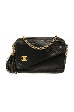 Chanel Vintage Vintage Tassen Pre-owned Cross Body Bags Black