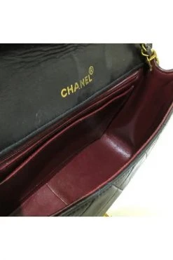 Chanel Vintage Vintage Tassen Pre-owned Leather Chanel-bags Black