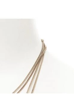 Chanel Vintage Vintage Sieraden Pre-owned Metal Necklaces Gray -Goedkope Chanel Vintage winkel c195dcf713268101401c31340994e9d9