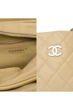 Chanel Vintage Vintage Tassen Pre-owned Shoulder Bags Beige -Goedkope Chanel Vintage winkel c1dda128048526cc6065409b7e062a3c