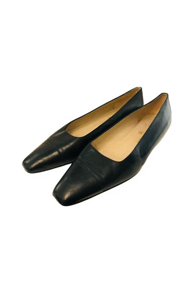 Chanel Vintage Vintage Schoenen Pre-owned Flats Black 5 Chanel Vintage Vintage Schoenen Pre-owned Flats Black - Afbeelding 5